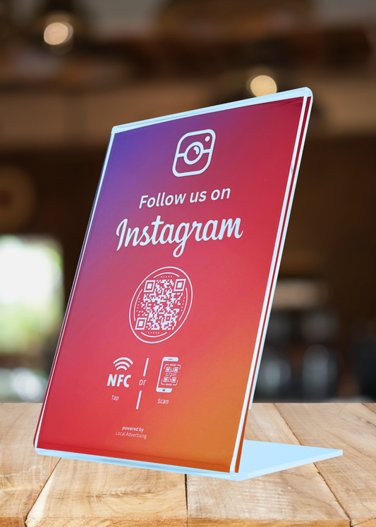 Instagram - Aufsteller für Follower